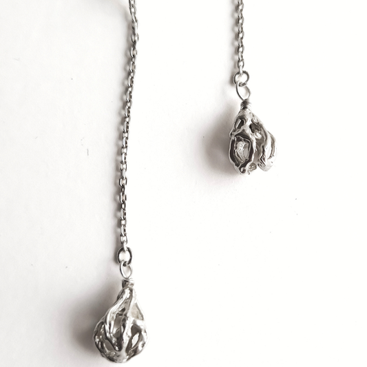 Ear cuff Báisteach Double pendants