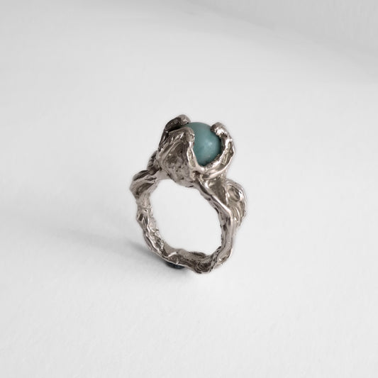 Bague Flóra Amazonite