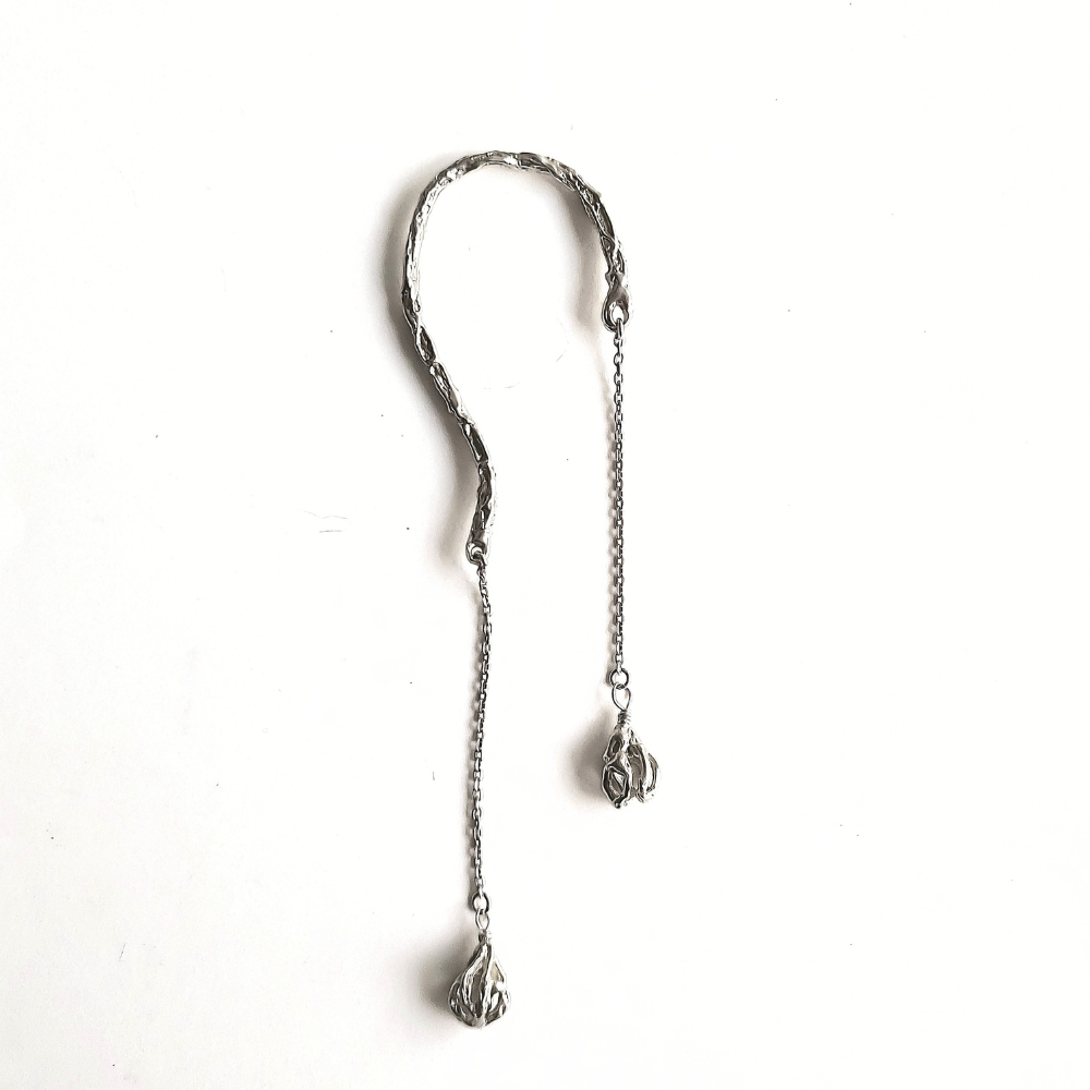 Ear cuff Báisteach Double pendants
