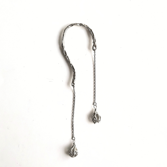 Ear cuff Báisteach Double pendants